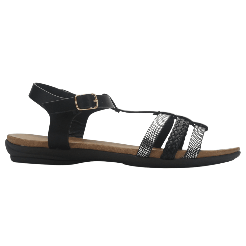Sandalia Chalada Mujer Anatomic45 Negro Moda