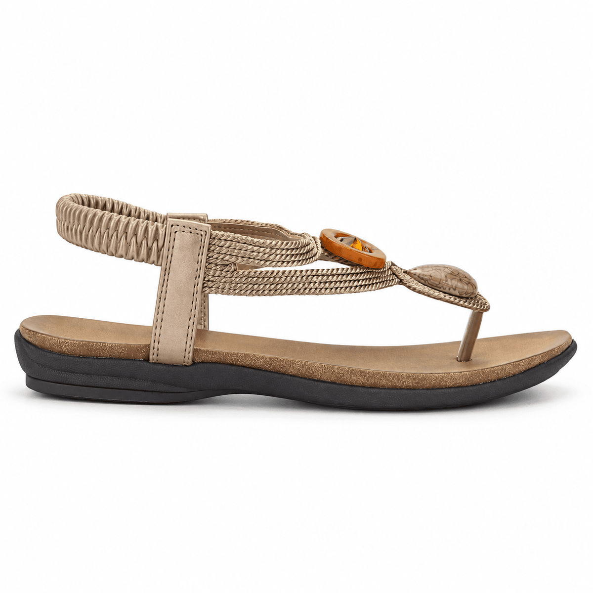 Sandalia Chalada Mujer Anatomic78 Dorado Casual Sandalias Chalada 