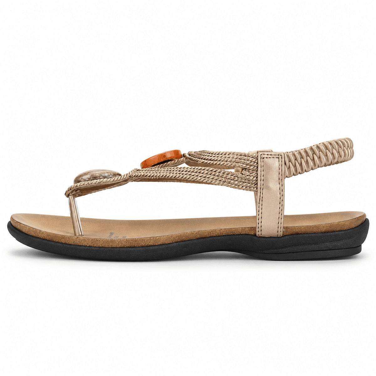 Sandalia Chalada Mujer Anatomic78 Dorado Casual Sandalias Chalada 