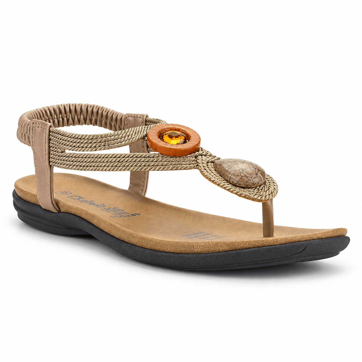 Sandalia Chalada Mujer Anatomic78 Dorado Casual Sandalias Chalada 