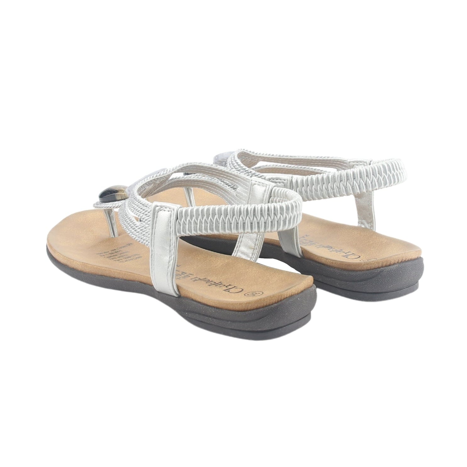 Sandalia Chalada Mujer Anatomic78 Plateado Casual Sandalias Chalada 