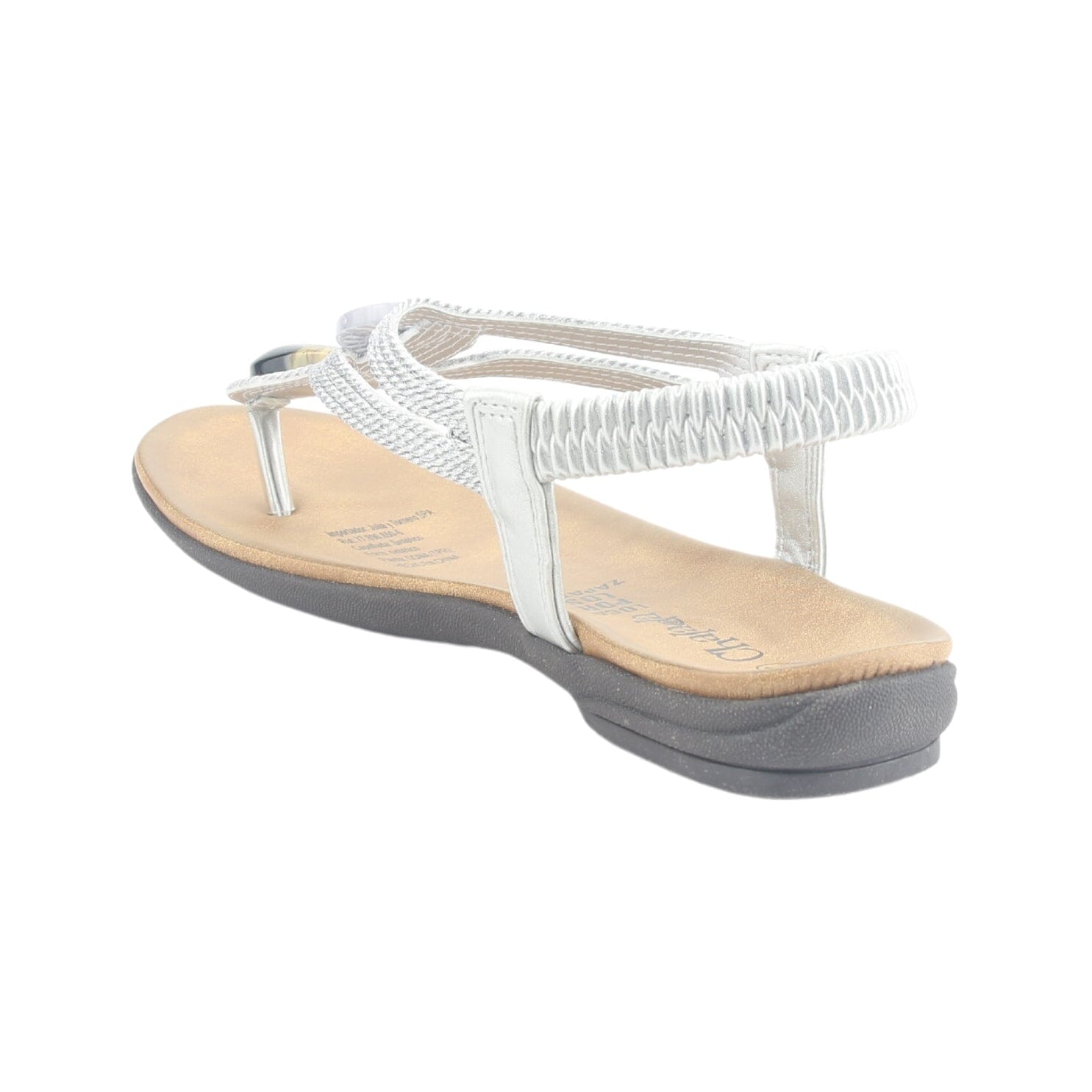 Sandalia Chalada Mujer Anatomic78 Plateado Casual Sandalias Chalada 
