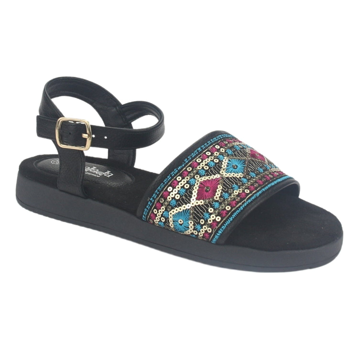 Sandalia Chalada Mujer Bira-2 Negro Casual Sandalias Chalada 