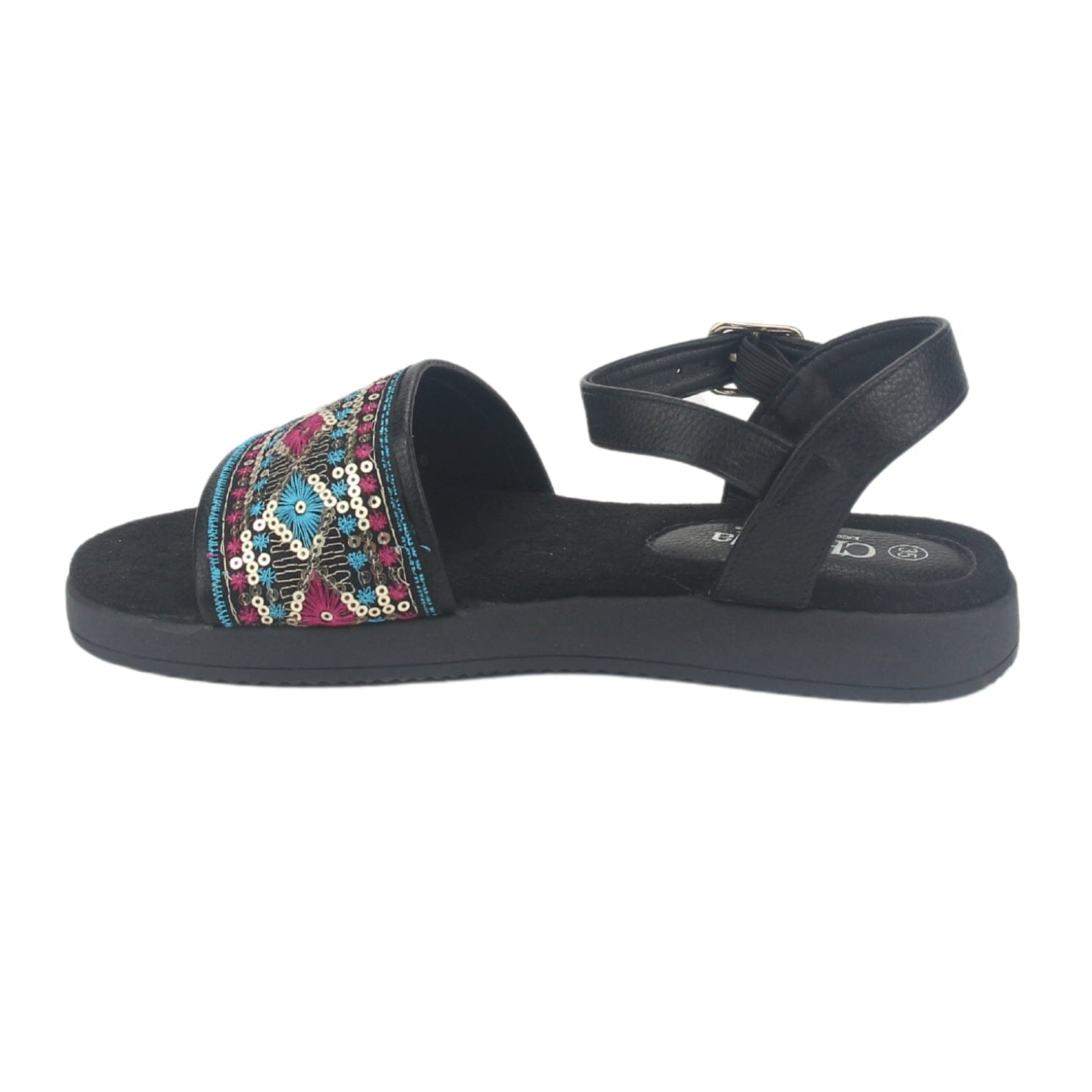 Sandalia Chalada Mujer Bira-2 Negro Casual Sandalias Chalada 