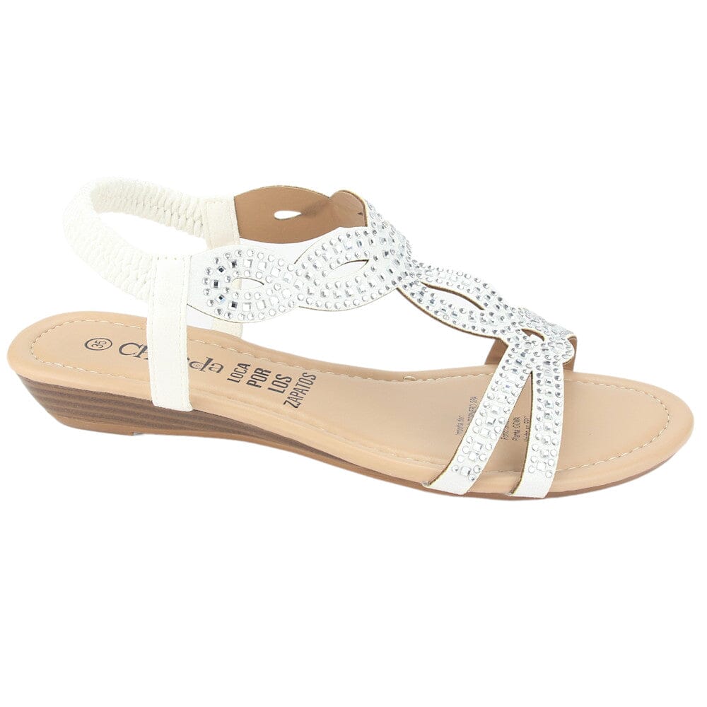 Sandalia Chalada Mujer Call-16 Plateado Casual Sandalia Chalada 