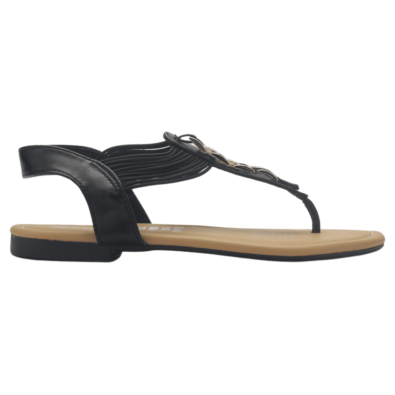 Sandalia Chalada Mujer Call-2 Negro Plano Sandalias Chalada 