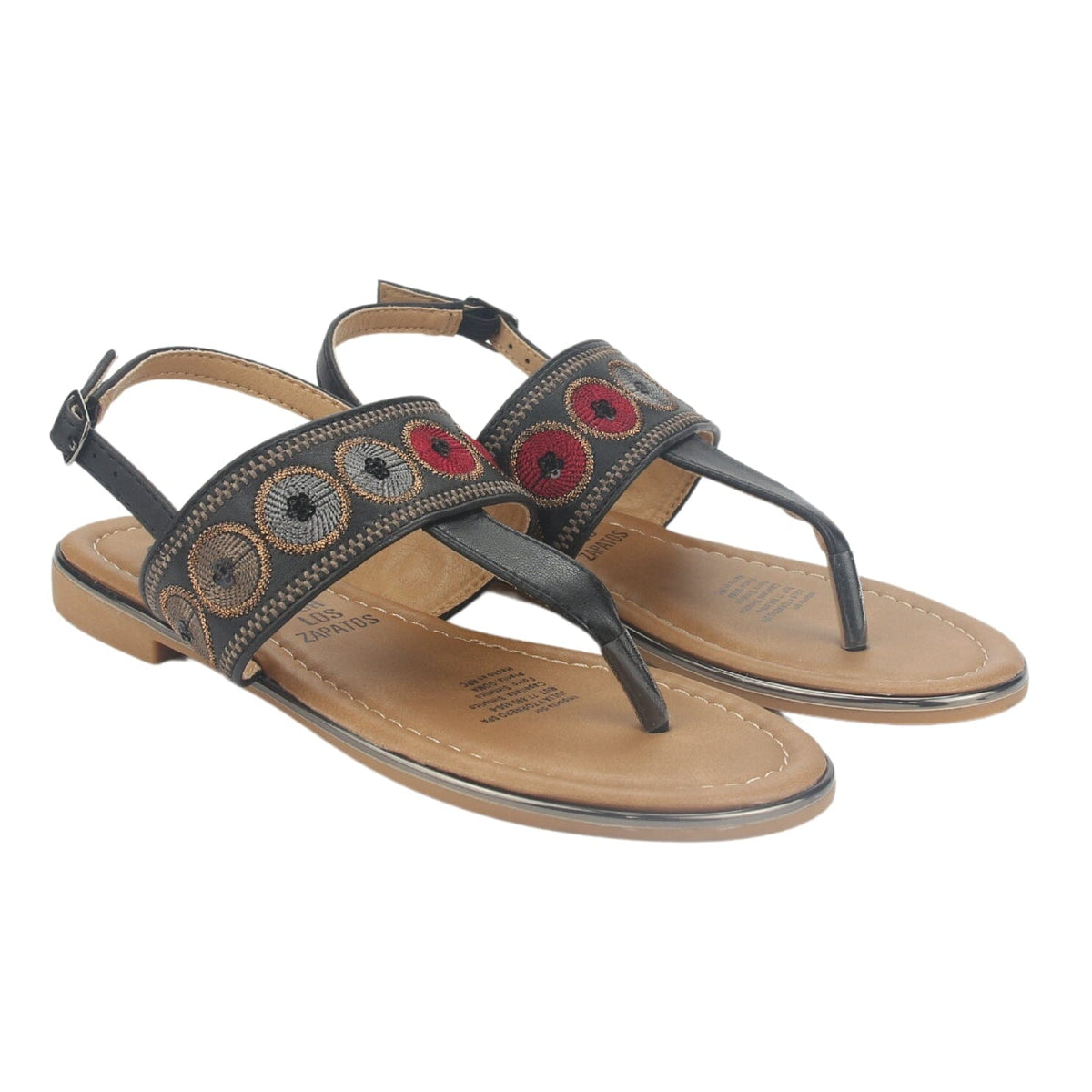 Sandalia Chalada Mujer Call-27 Negro Plana Sandalias Chalada 