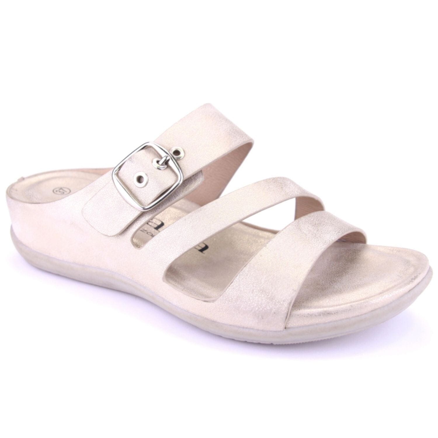 Sandalia Chalada Mujer Ceniza-5 Dorado Comfort Sandalias Chalada 