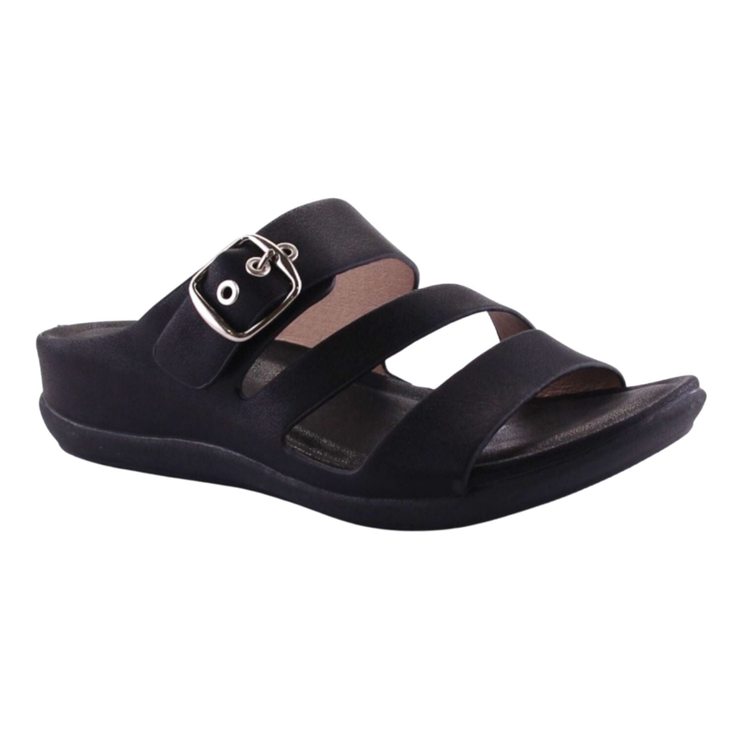 Sandalia Chalada Mujer Ceniza-5 Negro Comfort Sandalias Chalada 