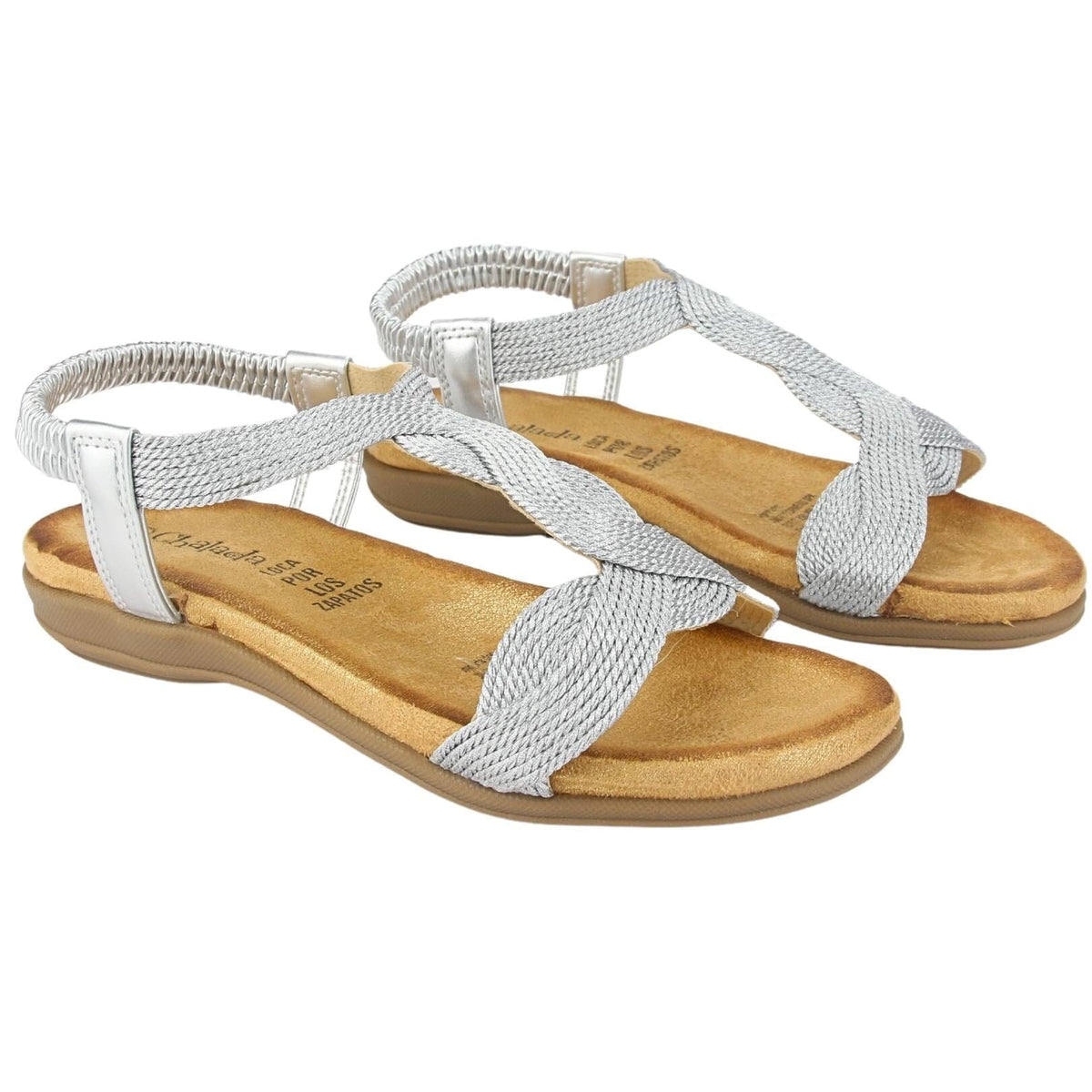 Sandalia Chalada Mujer Clara-5 Plateado Casual Sandalias Chalada 