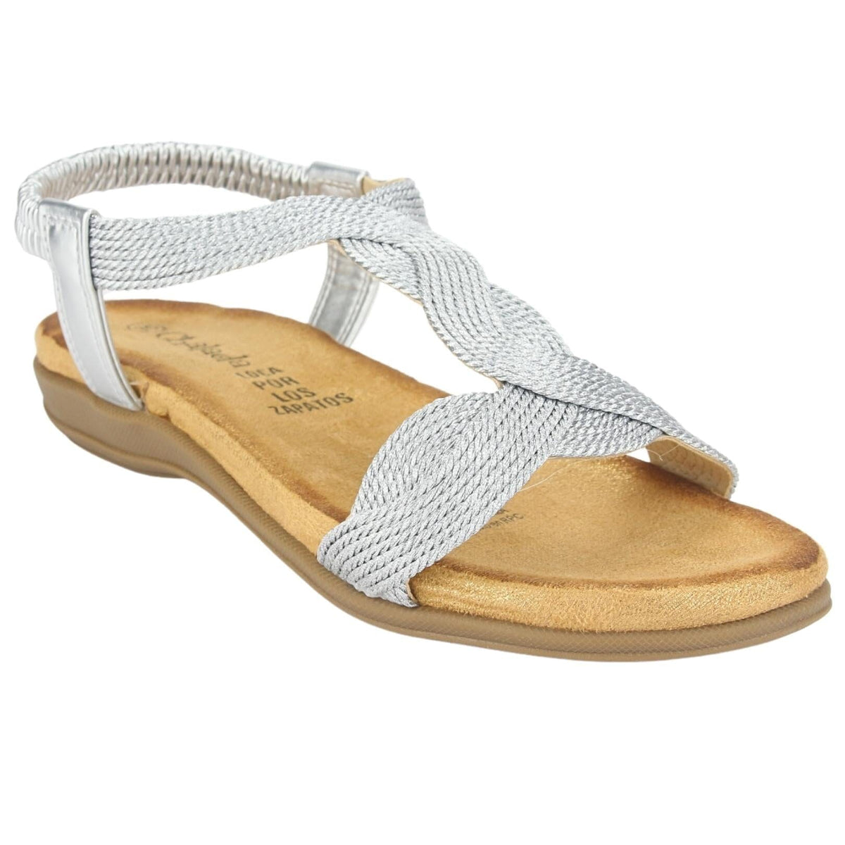 Sandalia Chalada Mujer Clara-5 Plateado Casual Sandalias Chalada 