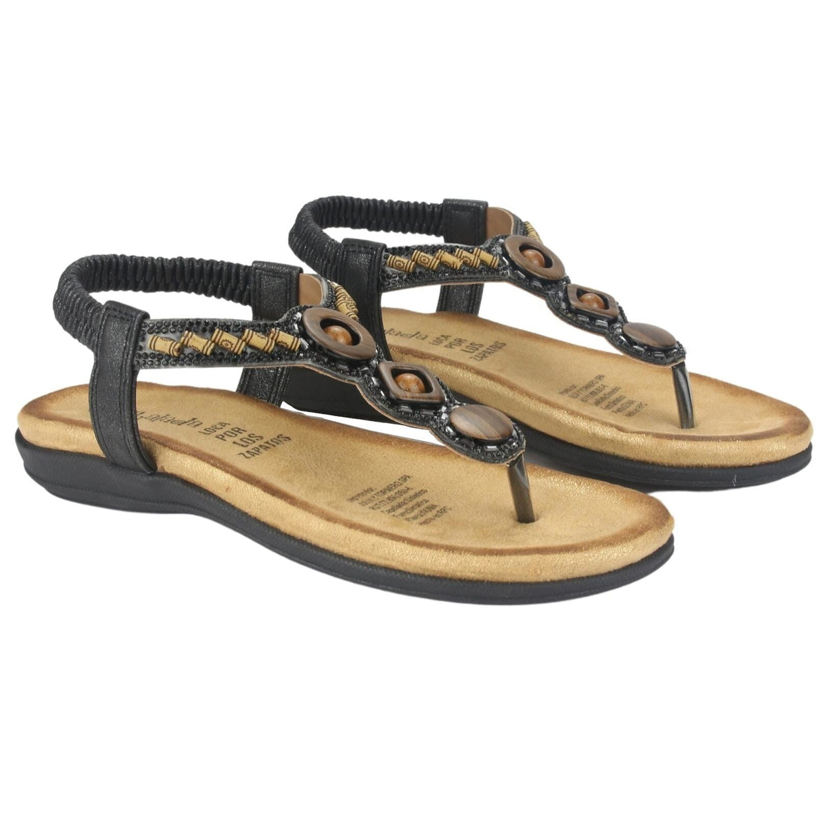 Sandalia Chalada Mujer Clara-6 Negro Casual Sandalia Chalada 