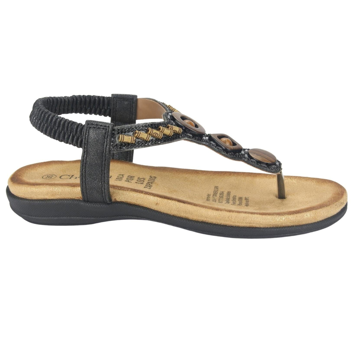 Sandalia Chalada Mujer Clara-6 Negro Casual Sandalia Chalada 