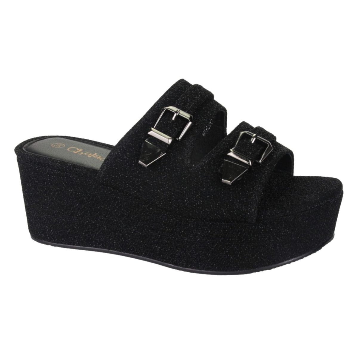 Sandalia Chalada Mujer Clona-32 Negro Plataforma Sandalias Chalada 