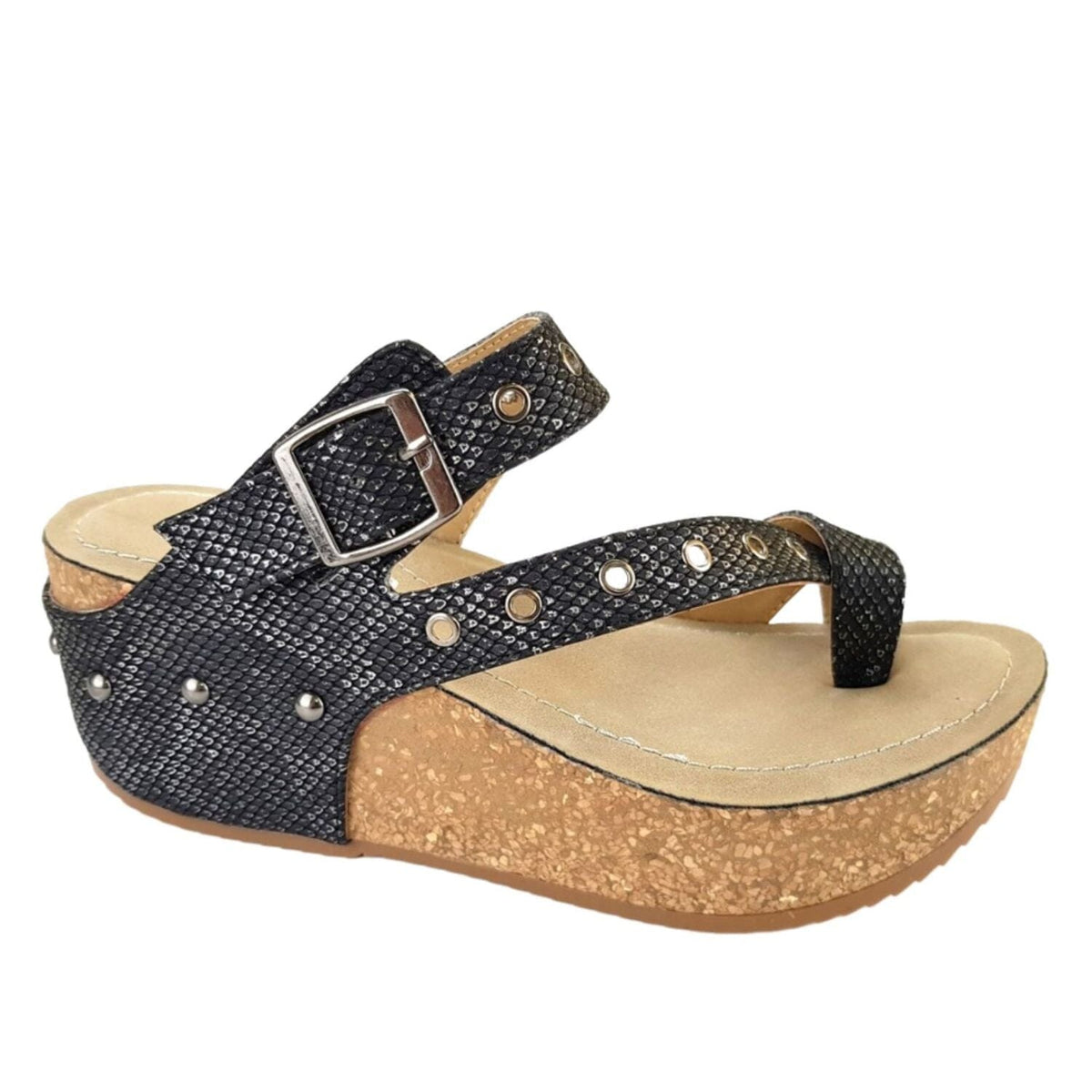 Sandalia Chalada Mujer Como-19 Negro Casual Sandalias Chalada 
