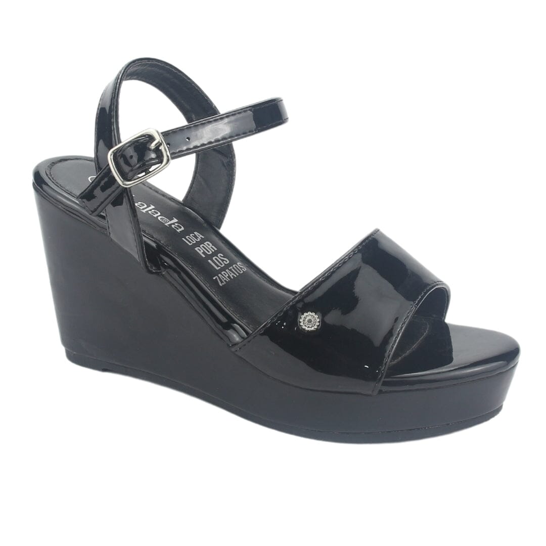 Sandalia Chalada Mujer Como-51 Negro Plataforma Sandalias Plataforma Chalada 
