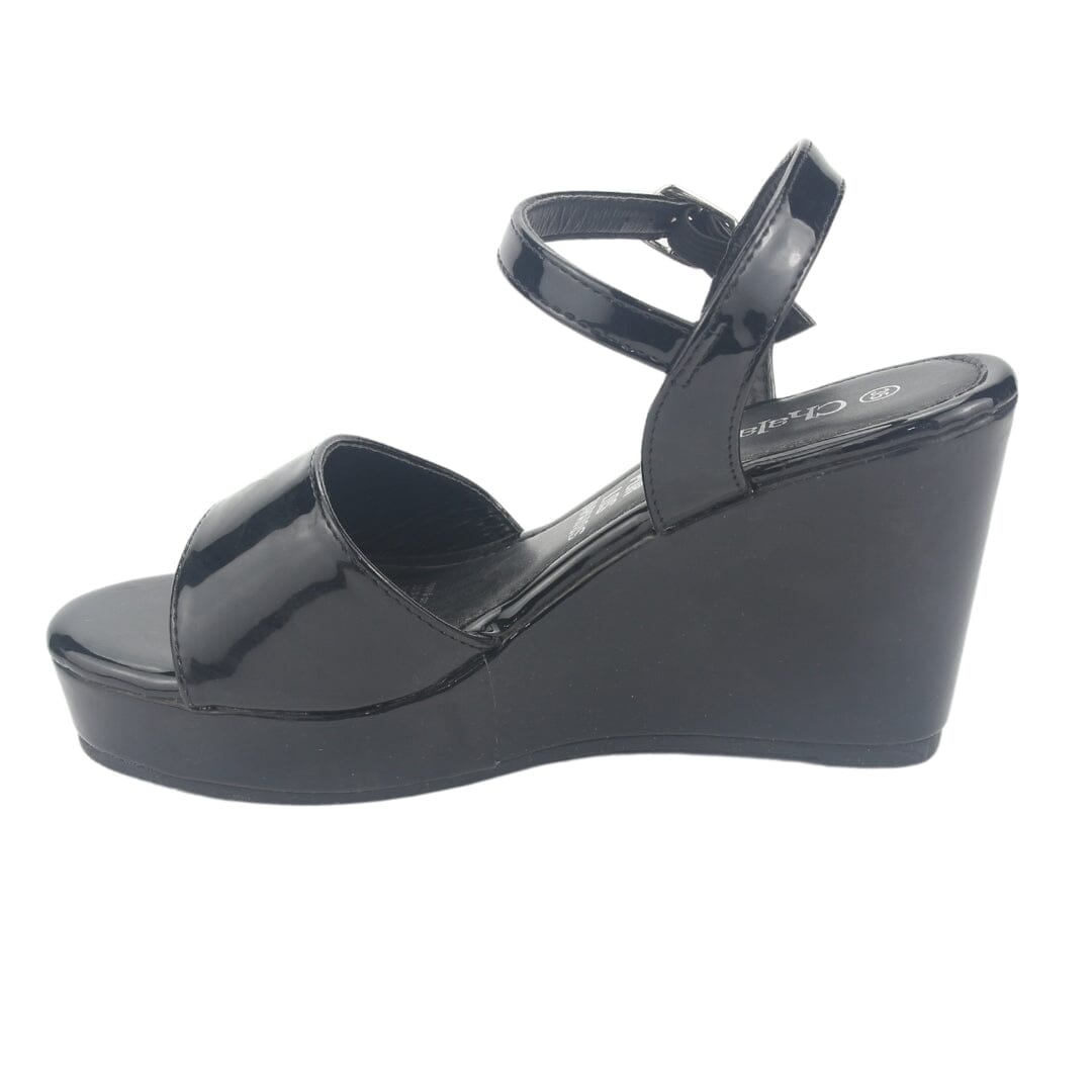 Sandalia Chalada Mujer Como-51 Negro Plataforma Sandalias Plataforma Chalada 