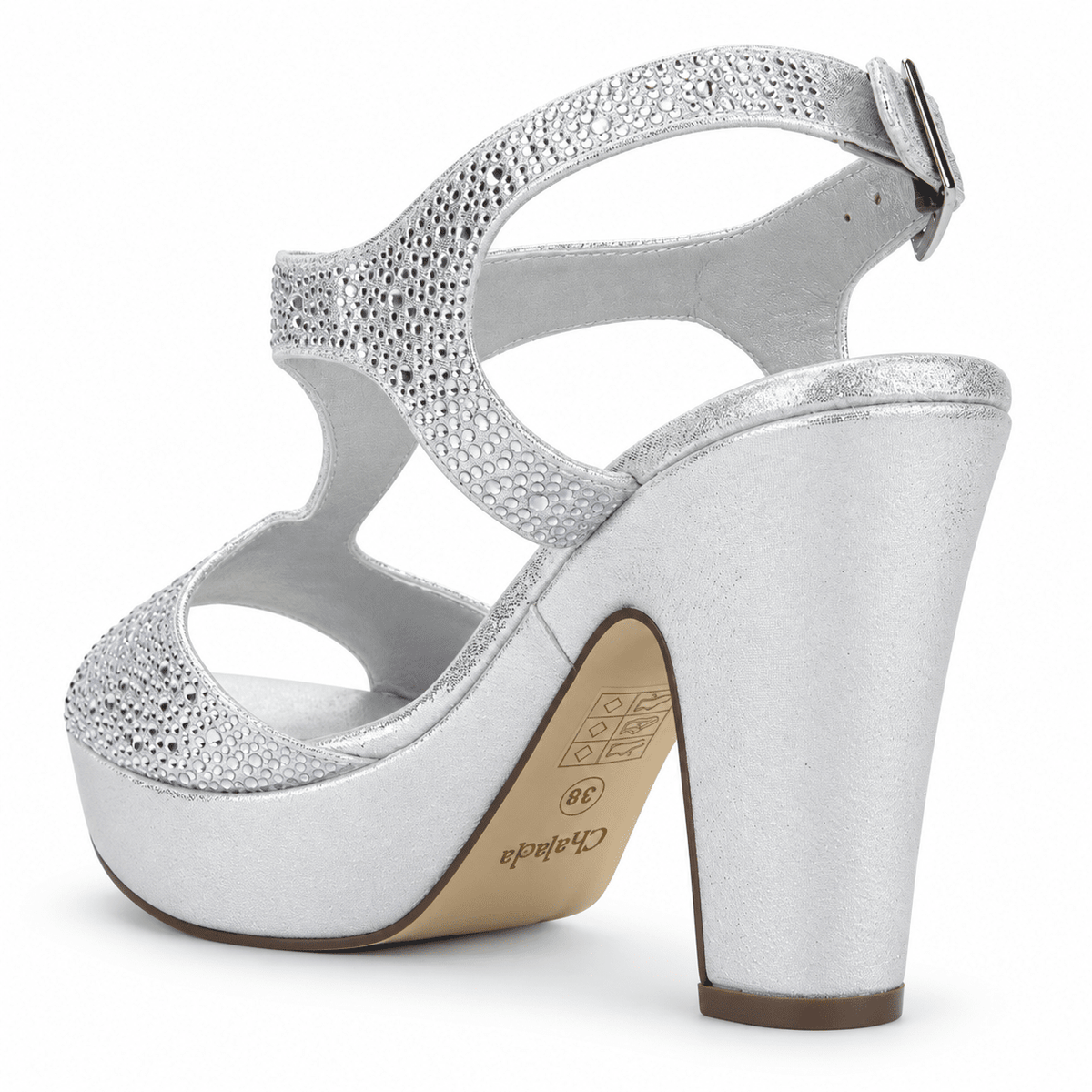 Sandalia Chalada Mujer Cosimo-26 Plateado Casual Sandalias Chalada 