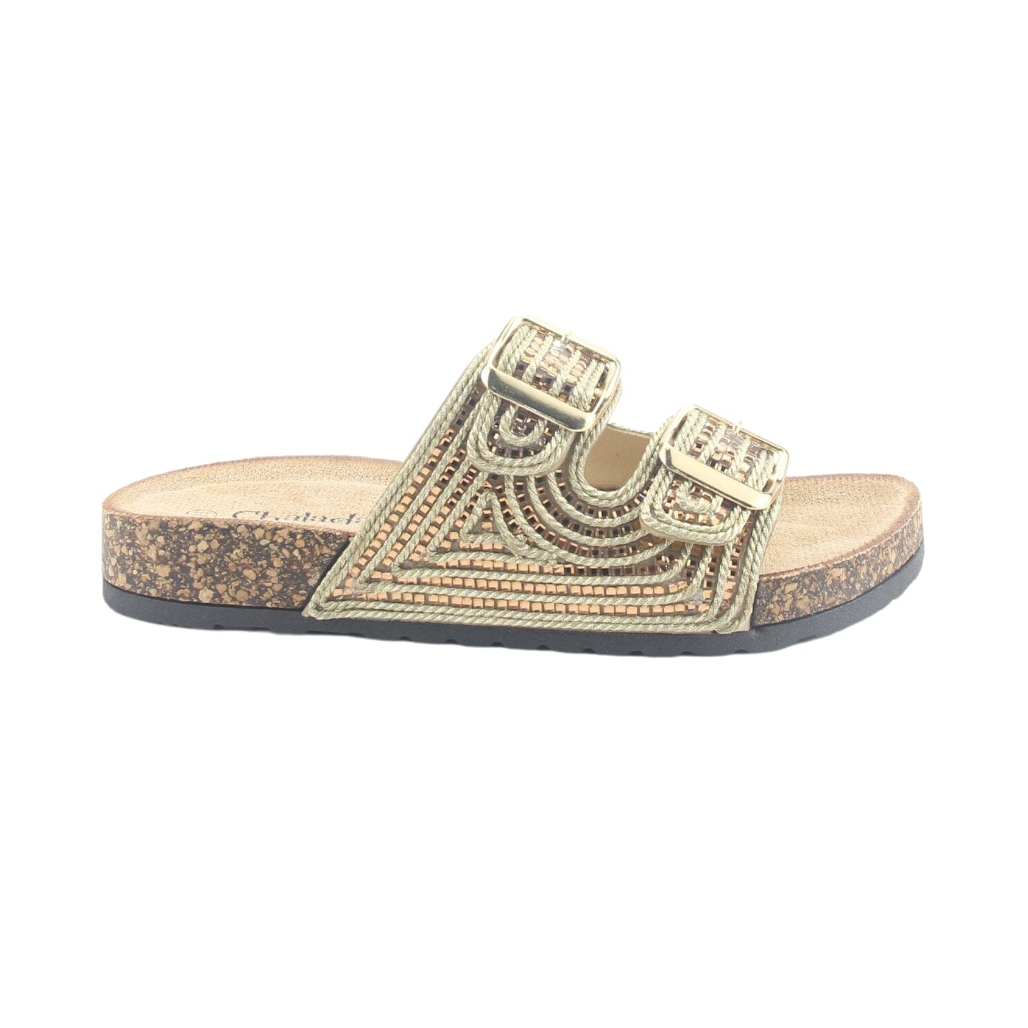 Sandalia Chalada Mujer Dacia-4 Dorado Casual Sandalias Chalada 
