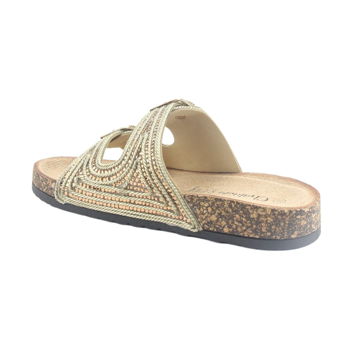 Sandalia Chalada Mujer Dacia-4 Dorado Casual Sandalias Chalada 
