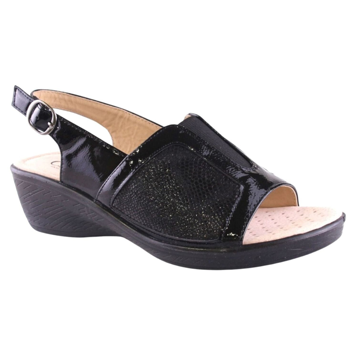 Sandalia Chalada Mujer Didi-1 Negro Comfort Sandalias Chalada 