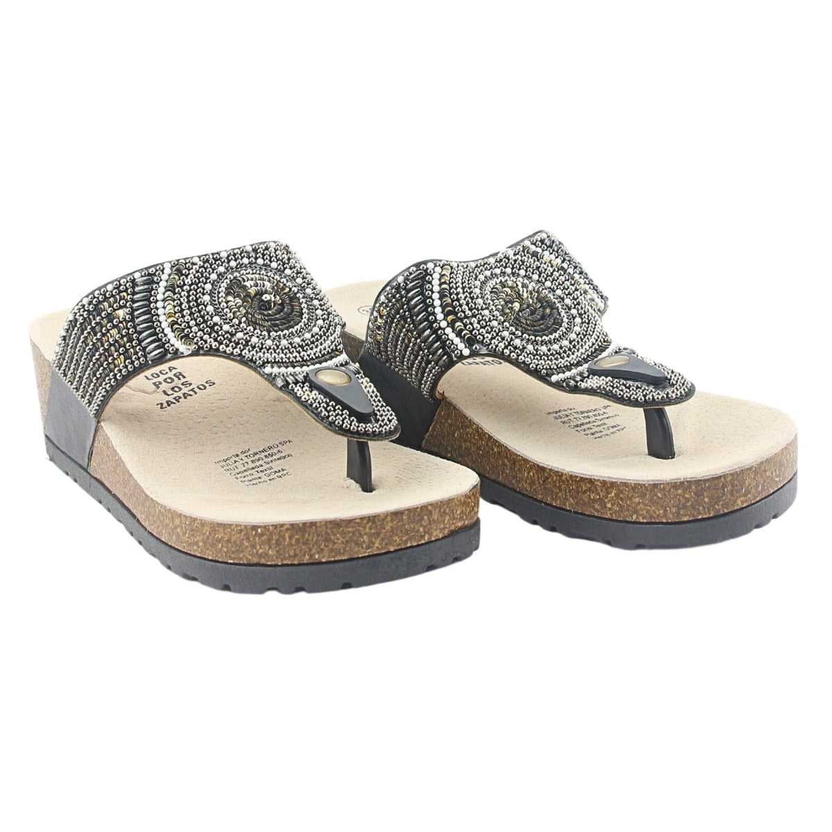 Sandalia Chalada Mujer Doit-10 Negro Casual Botines Taco Chalada 