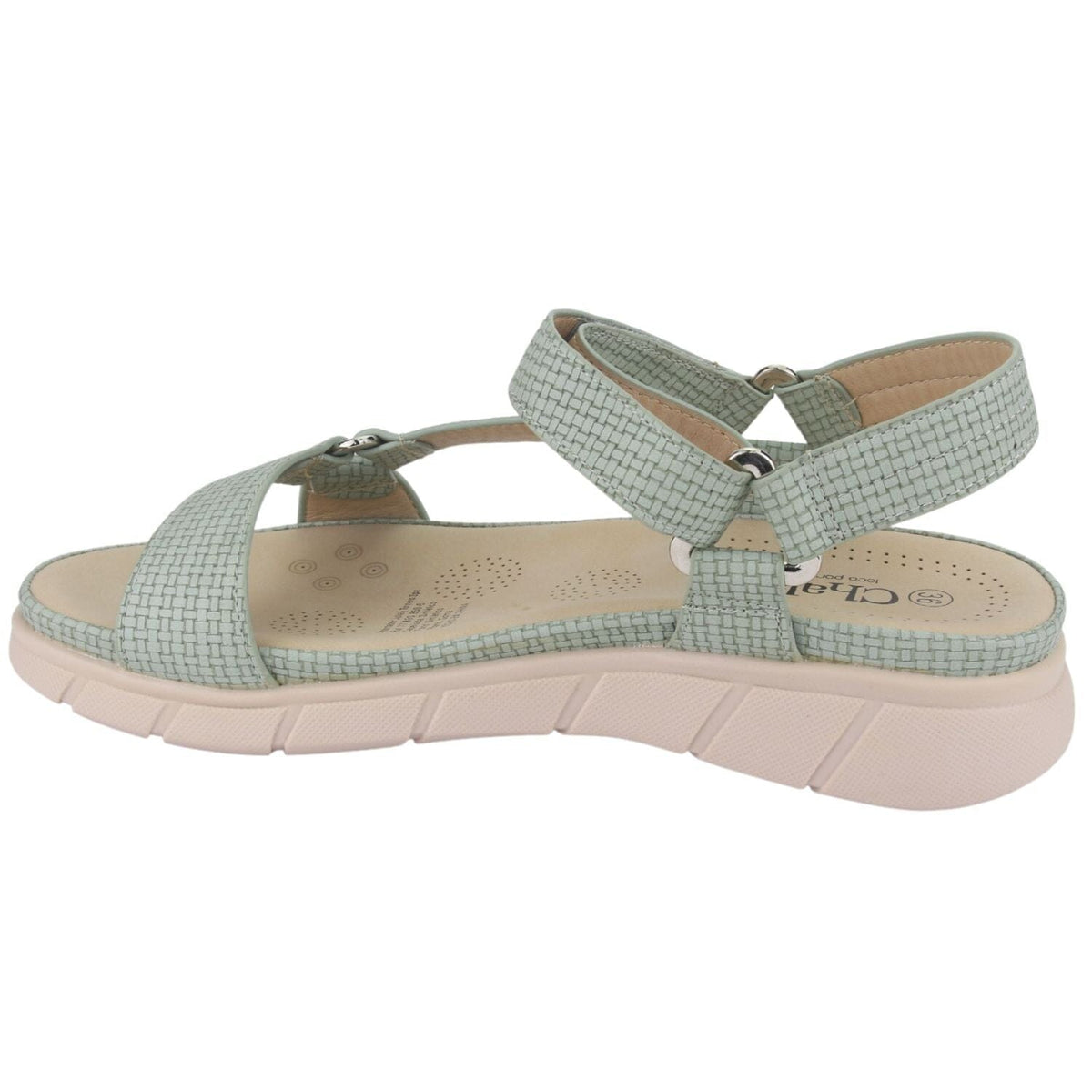 Sandalia Chalada Mujer Elsa-15 Verde Casual Sandalias Planas Chalada 