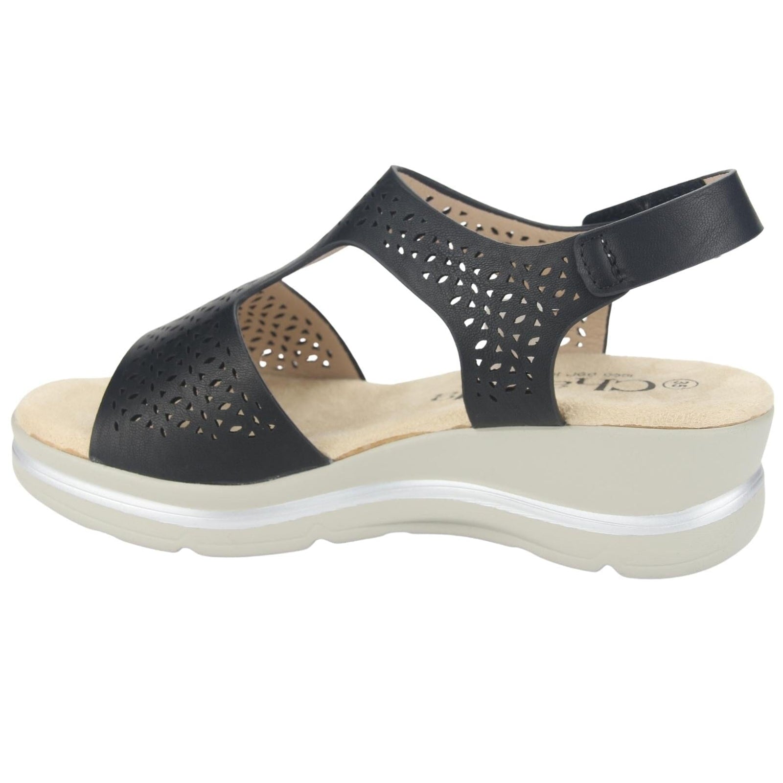 Sandalia Chalada Mujer Fairly-3 Negro Casual Sandalia Chalada 