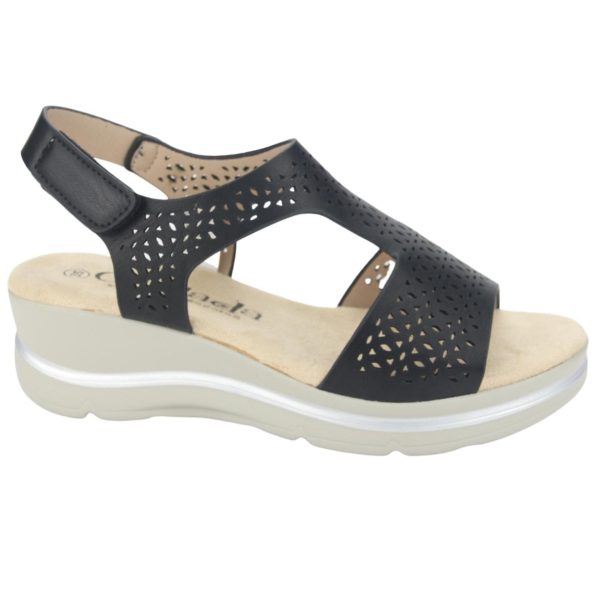 Sandalia Chalada Mujer Fairly-3 Negro Casual Sandalia Chalada 