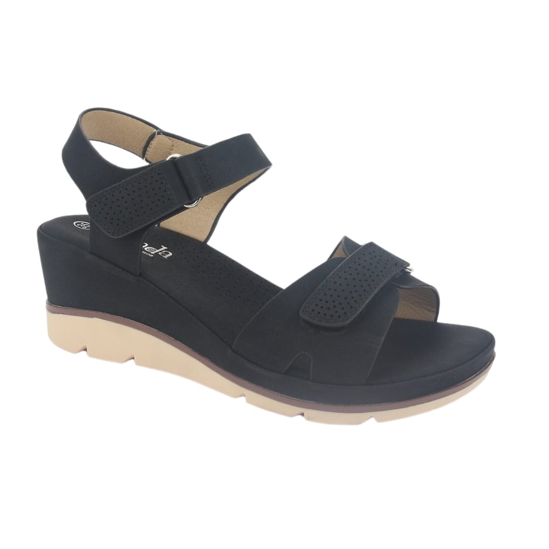 Sandalia Chalada Mujer Flick-1 Negro Plataforma Sandalias Chalada 