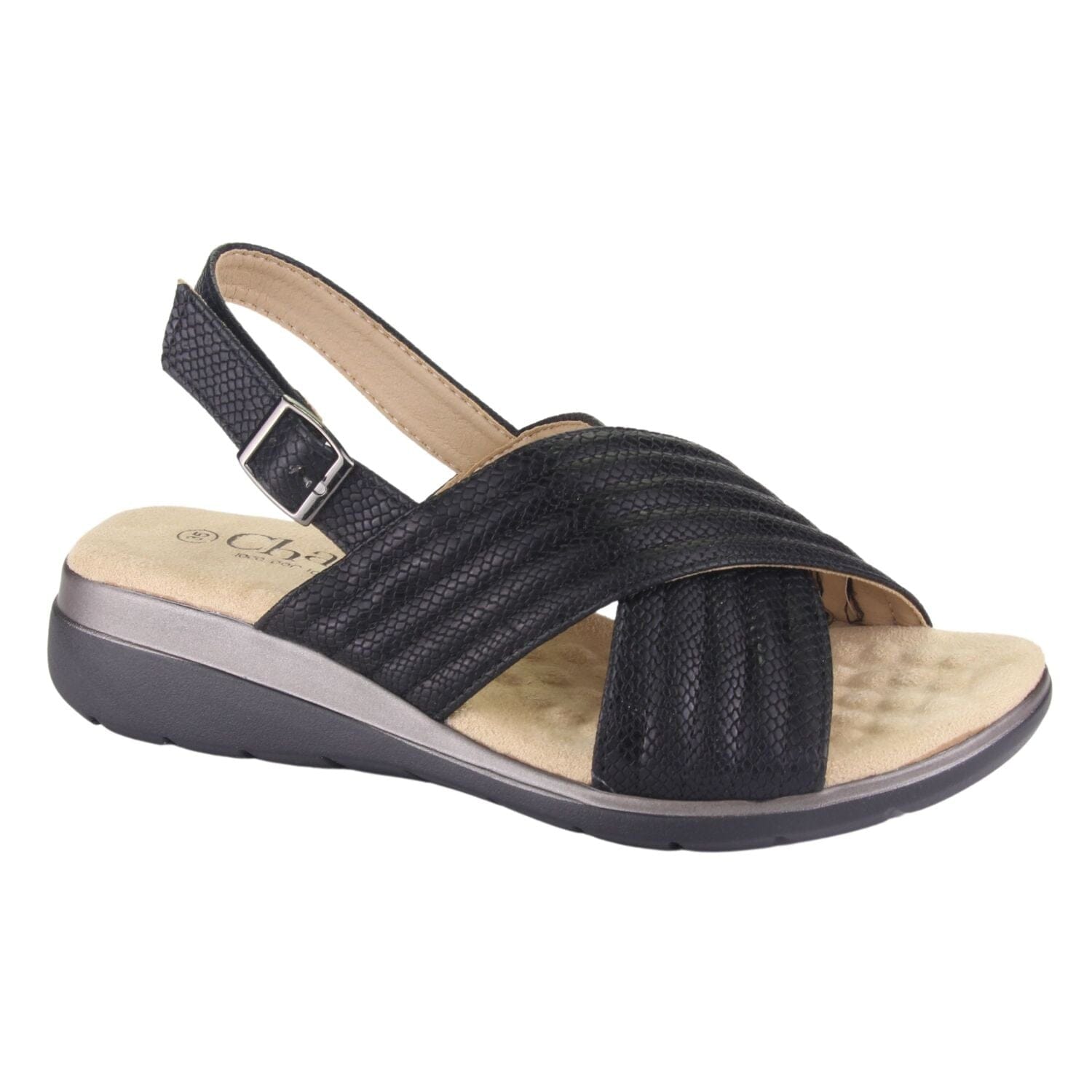 Sandalia Chalada Mujer Floro-3 Negro Casual Sandalias Chalada 