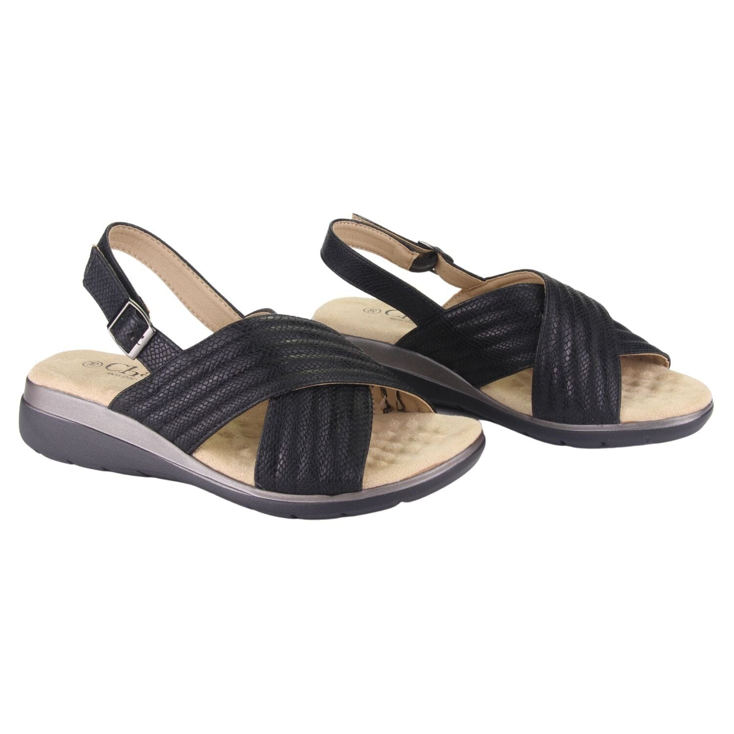 Sandalia Chalada Mujer Floro-3 Negro Casual Sandalias Chalada 