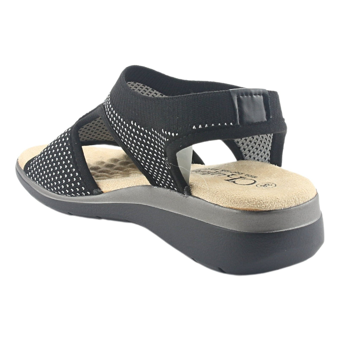 Sandalia Chalada Mujer Floro-4 Negro Casual Sandalias Chalada 