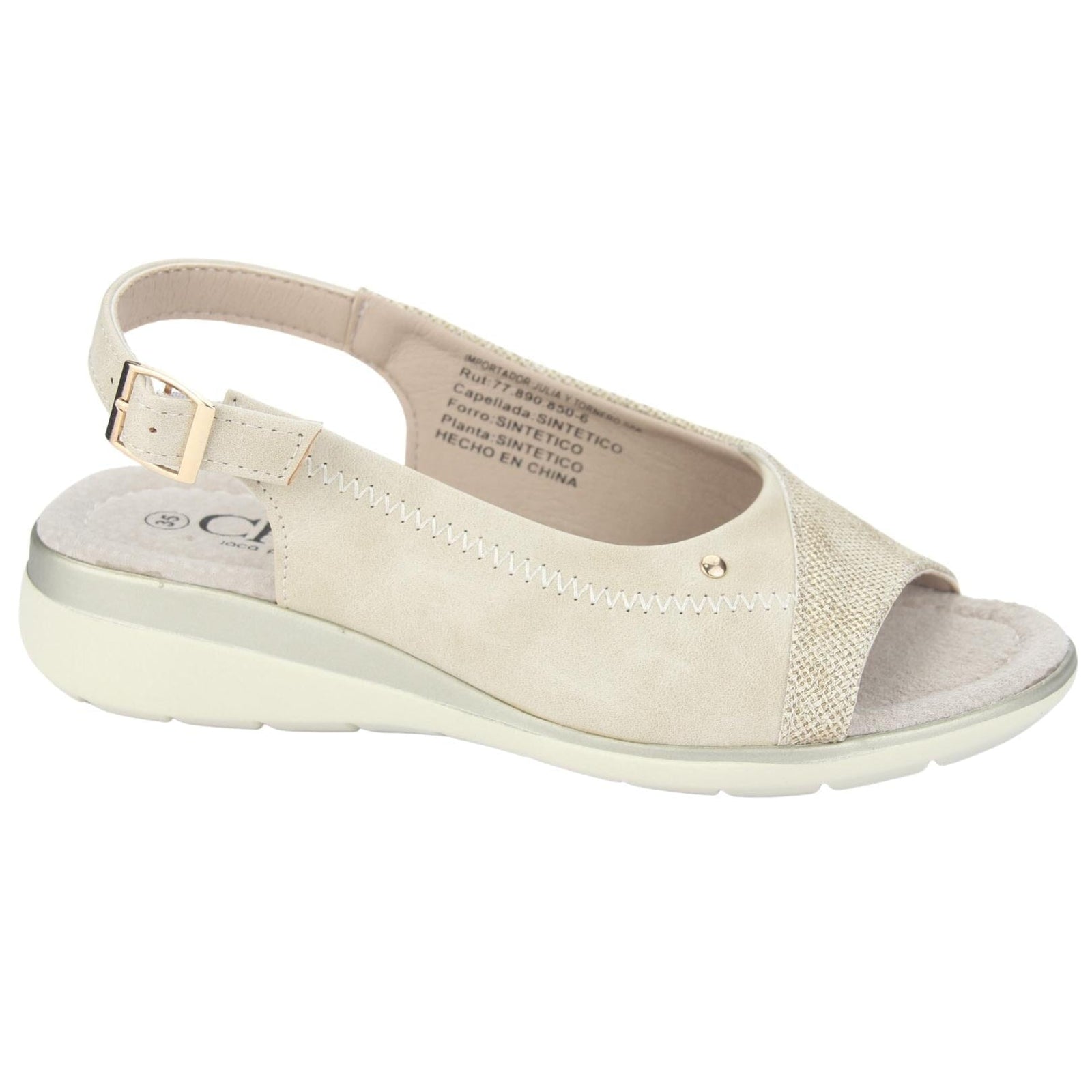 Sandalia Chalada Mujer Floro-5 Beige Casual Sandalia Chalada 