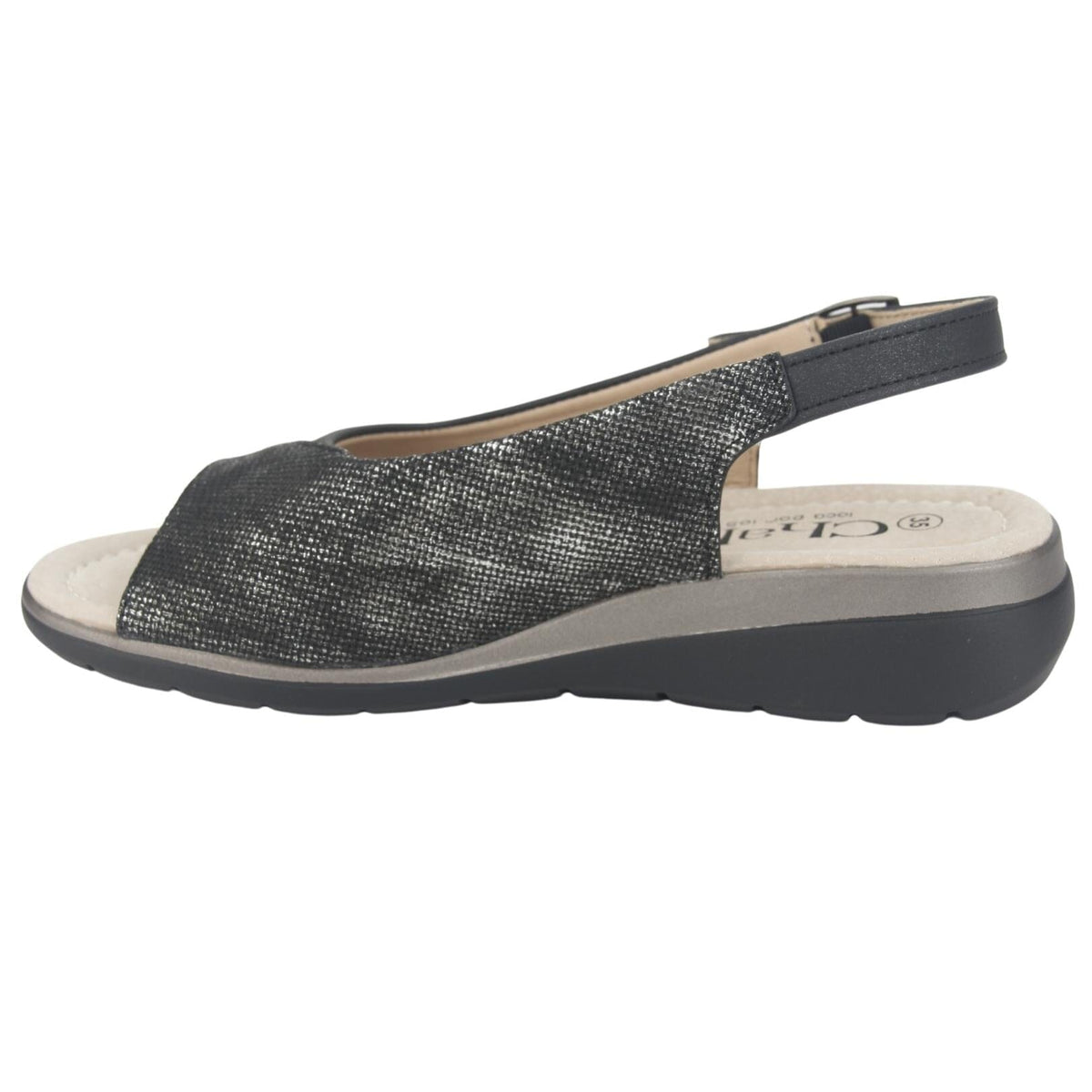 Sandalia Chalada Mujer Floro-5 Negro Casual Sandalia Chalada 