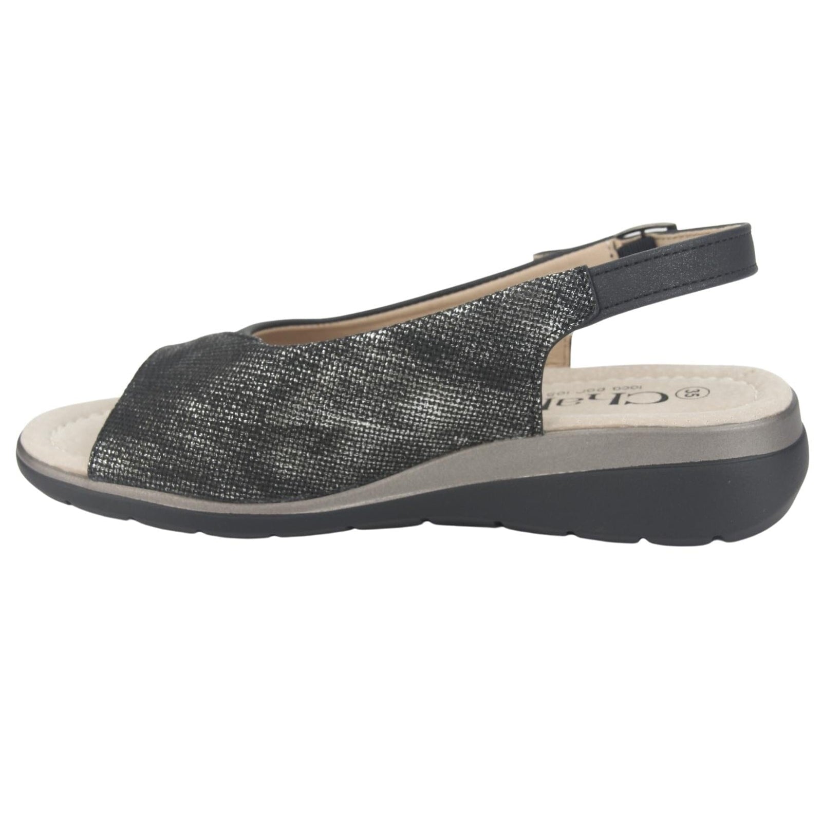 Sandalia Chalada Mujer Floro-5 Negro Casual Sandalia Chalada 