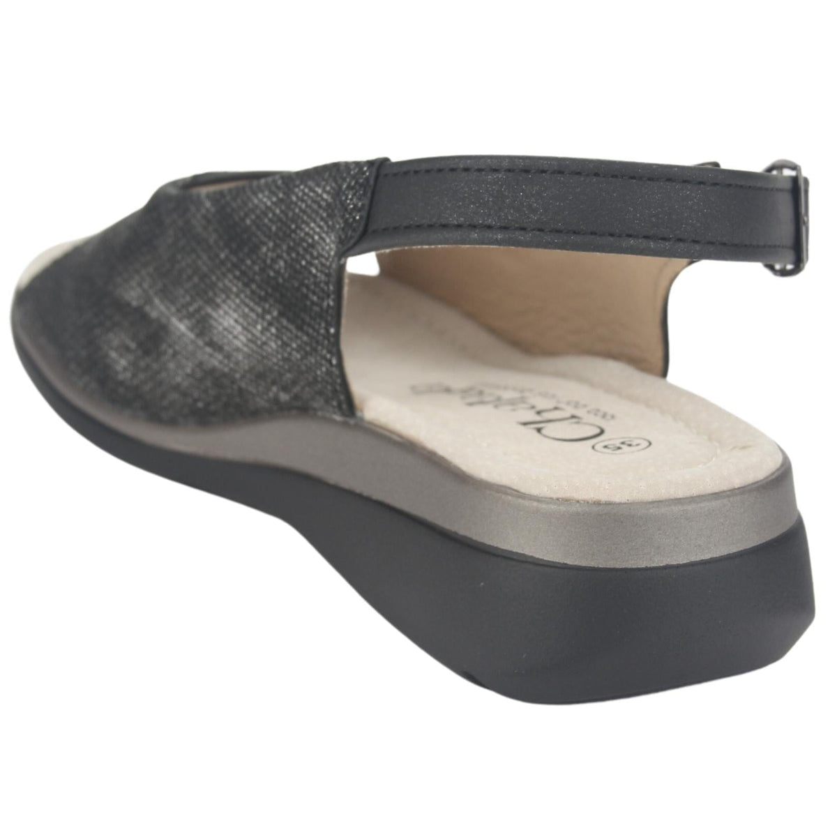 Sandalia Chalada Mujer Floro-5 Negro Casual Sandalia Chalada 