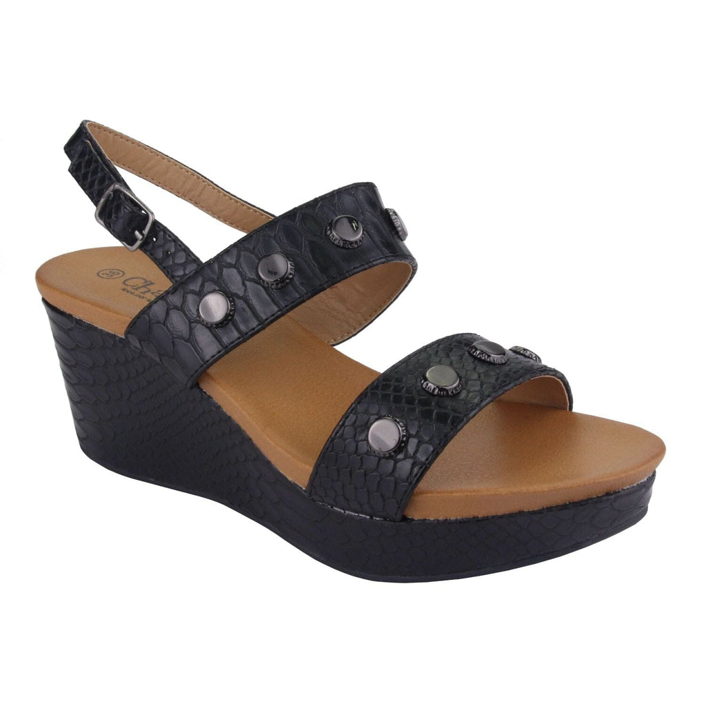 Sandalia Chalada Mujer Gitana-32 Negro Moda