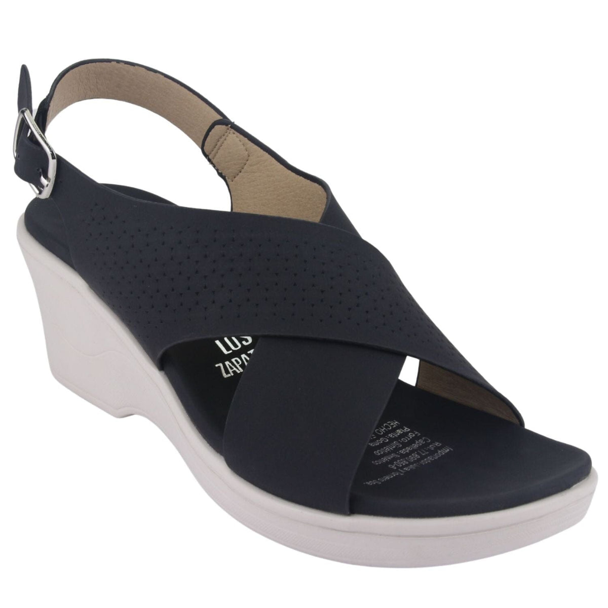 Sandalia Chalada Mujer Ica-26 Negro Casual Sandalias Taco Chalada 