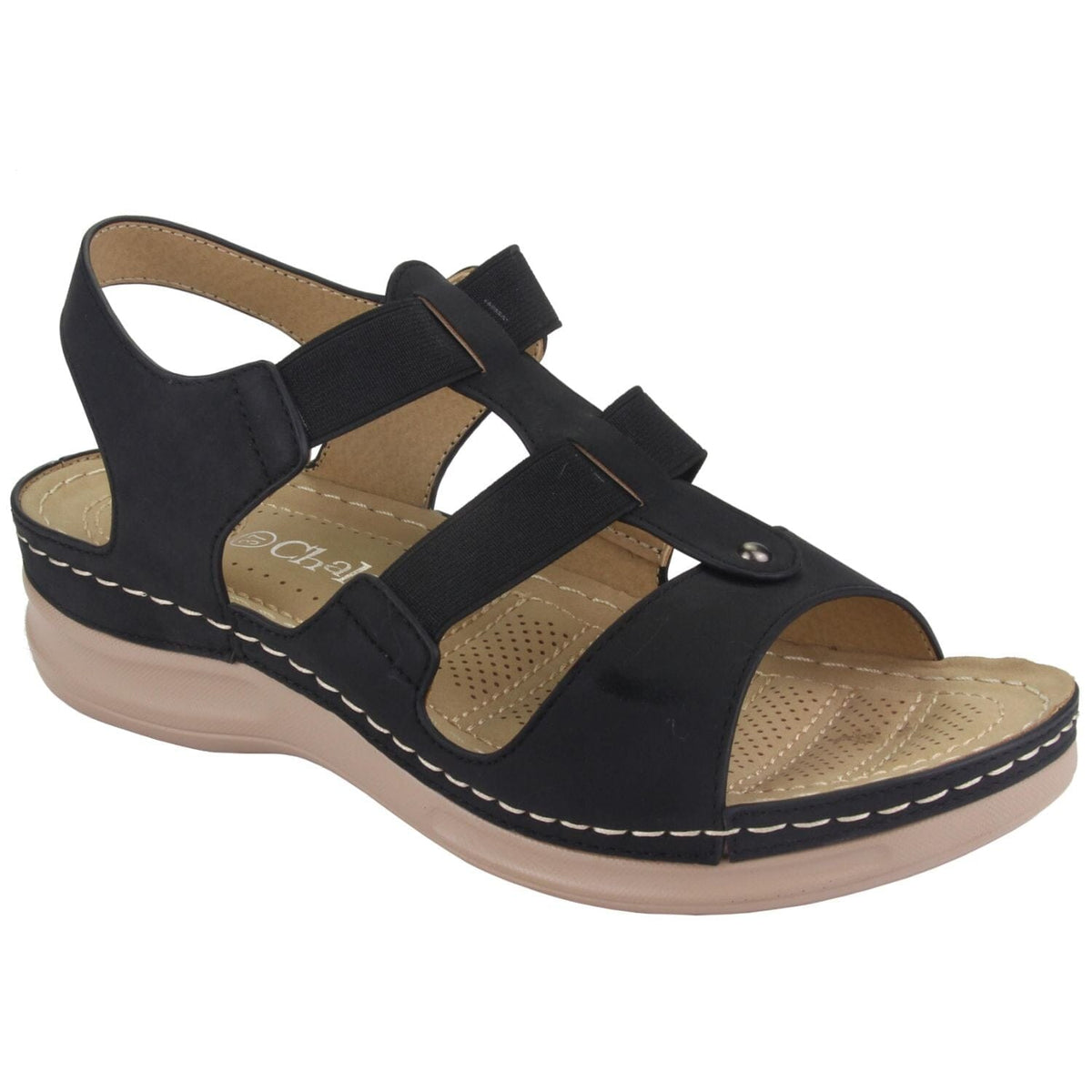 Sandalia Chalada Mujer Kon-14 Negro Casual Sandalias Chalada 