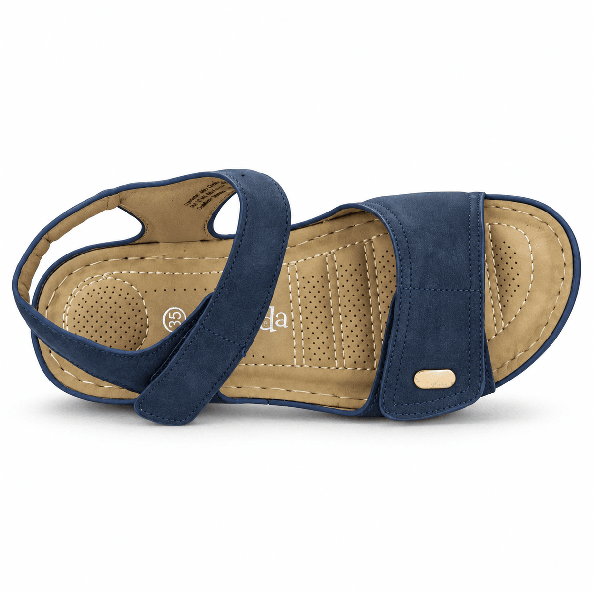 Sandalia Chalada Mujer Kon-15 Azul Comfort Sandalias Chalada 