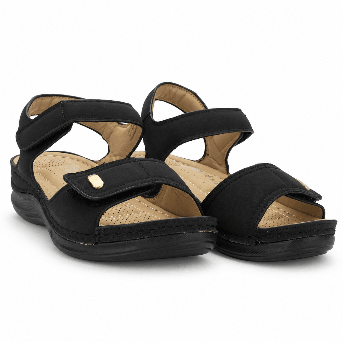 Sandalia Chalada Mujer Kon-15 Negro Comfort Sandalias Chalada 