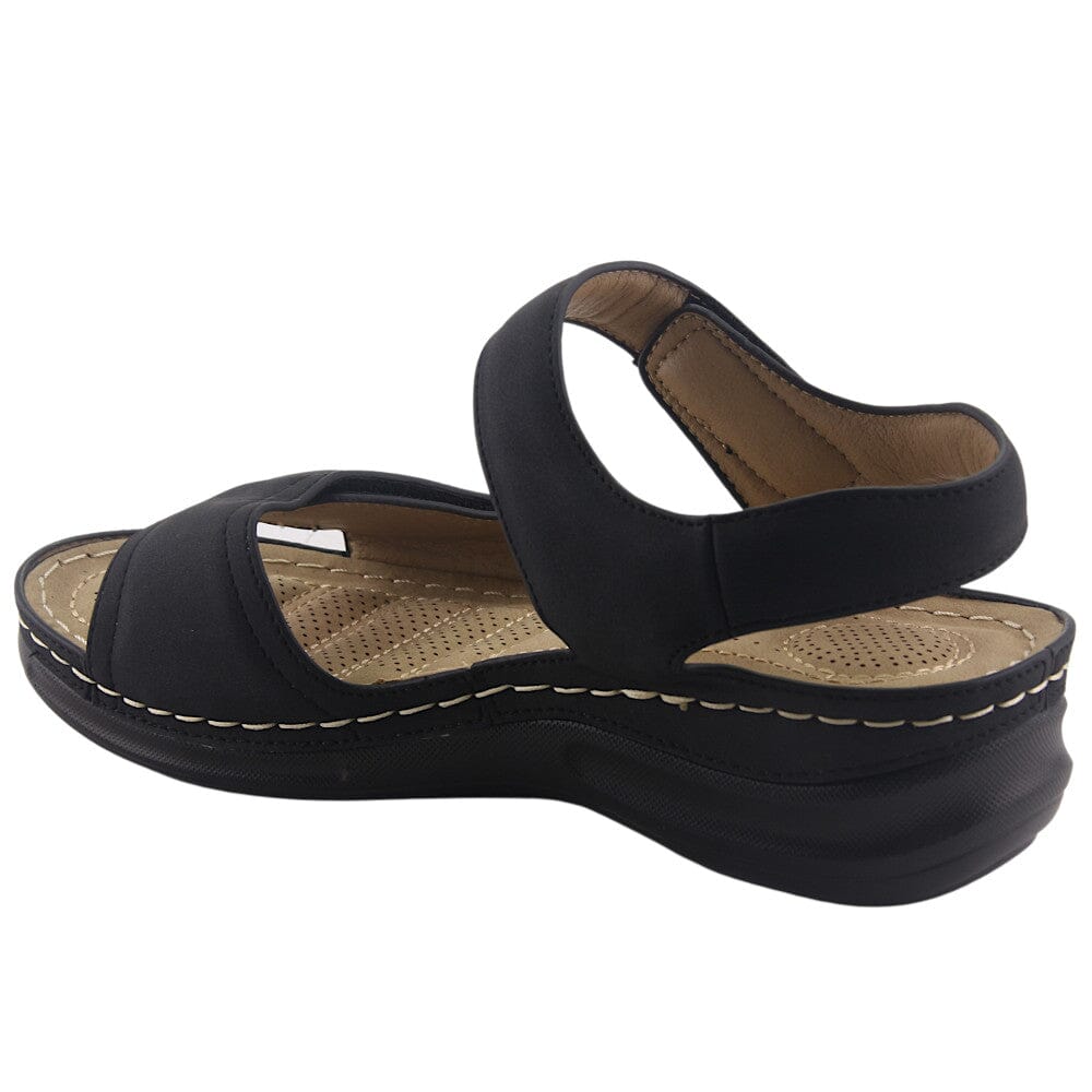 Sandalia Chalada Mujer Kon-15 Negro Comfort Sandalias Chalada 