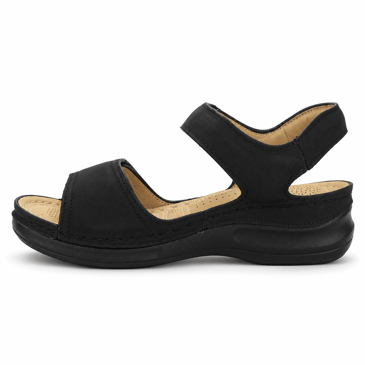 Sandalia Chalada Mujer Kon-15 Negro Comfort Sandalias Chalada 