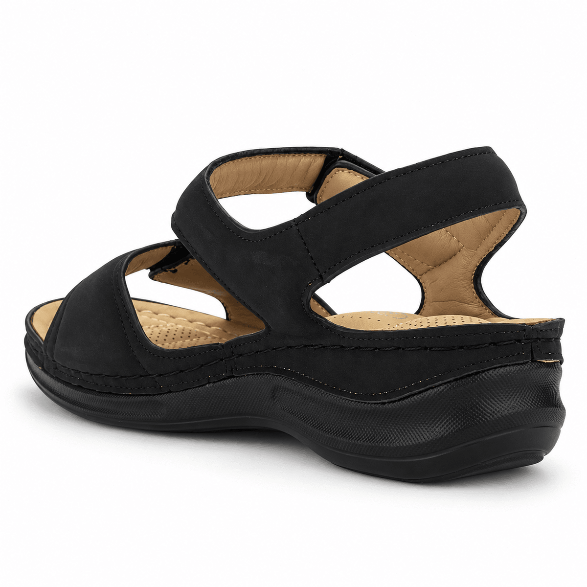 Sandalia Chalada Mujer Kon-15 Negro Comfort Sandalias Chalada 
