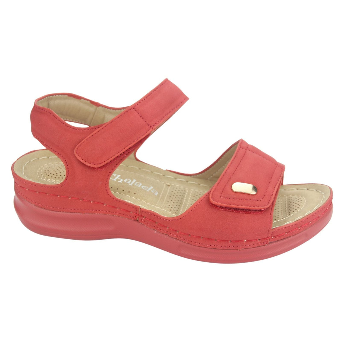 Sandalia Chalada Mujer Kon-15 Rojo Casual Sandalias Chalada 