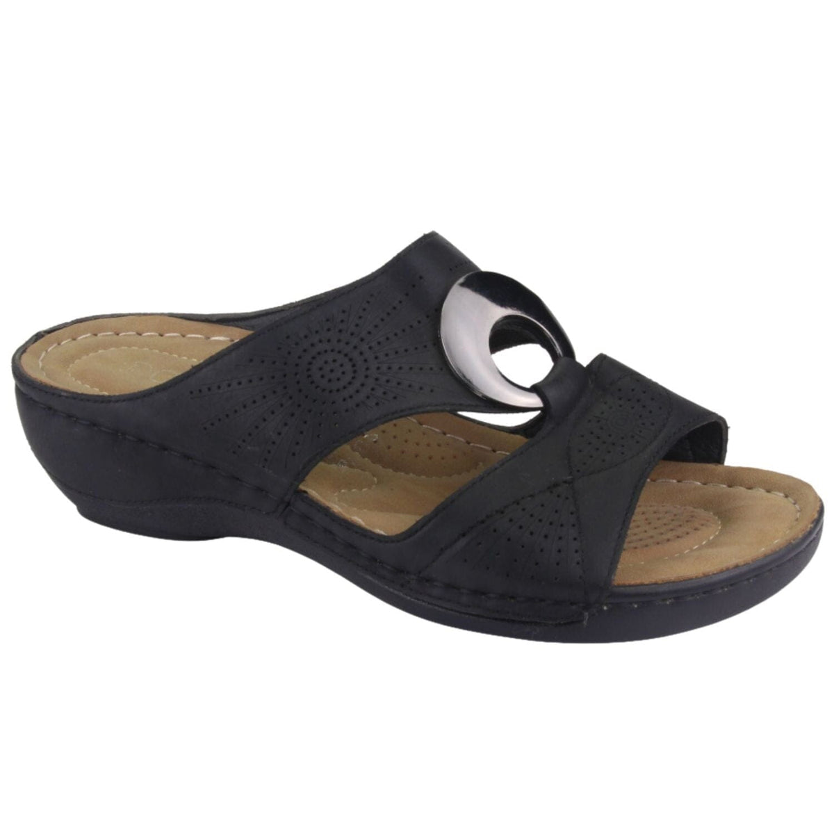 Sandalia Chalada Mujer Kon-5 Negro Casual Sandalias Chalada 