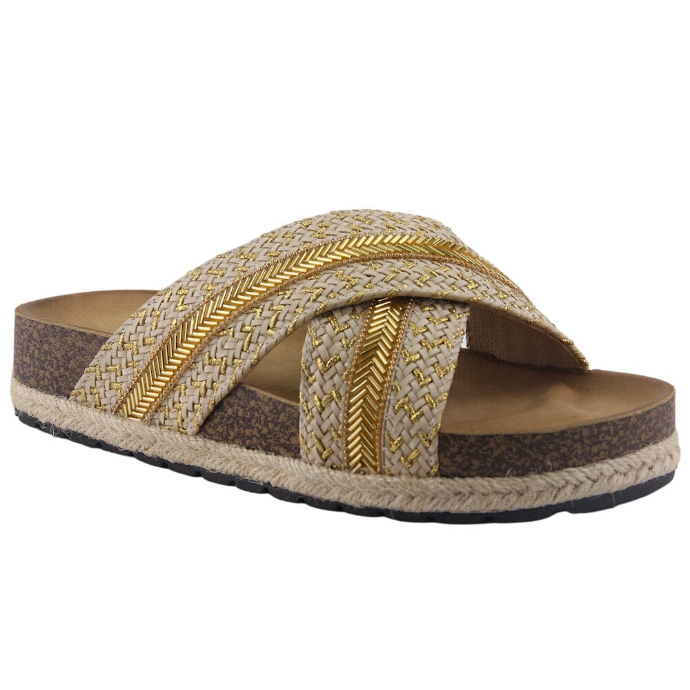 Sandalia Chalada Mujer Lila-10 Beige Plataforma Sandalias Chalada 