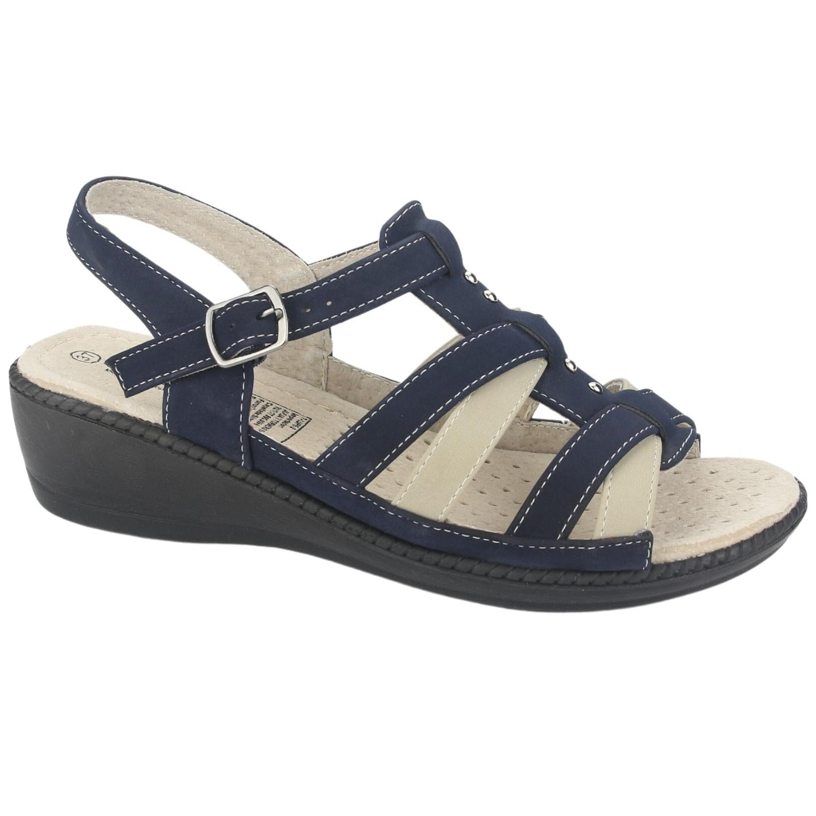 Sandalia Chalada Mujer Lupe-2 Azul Comfort Sandalias Chalada 