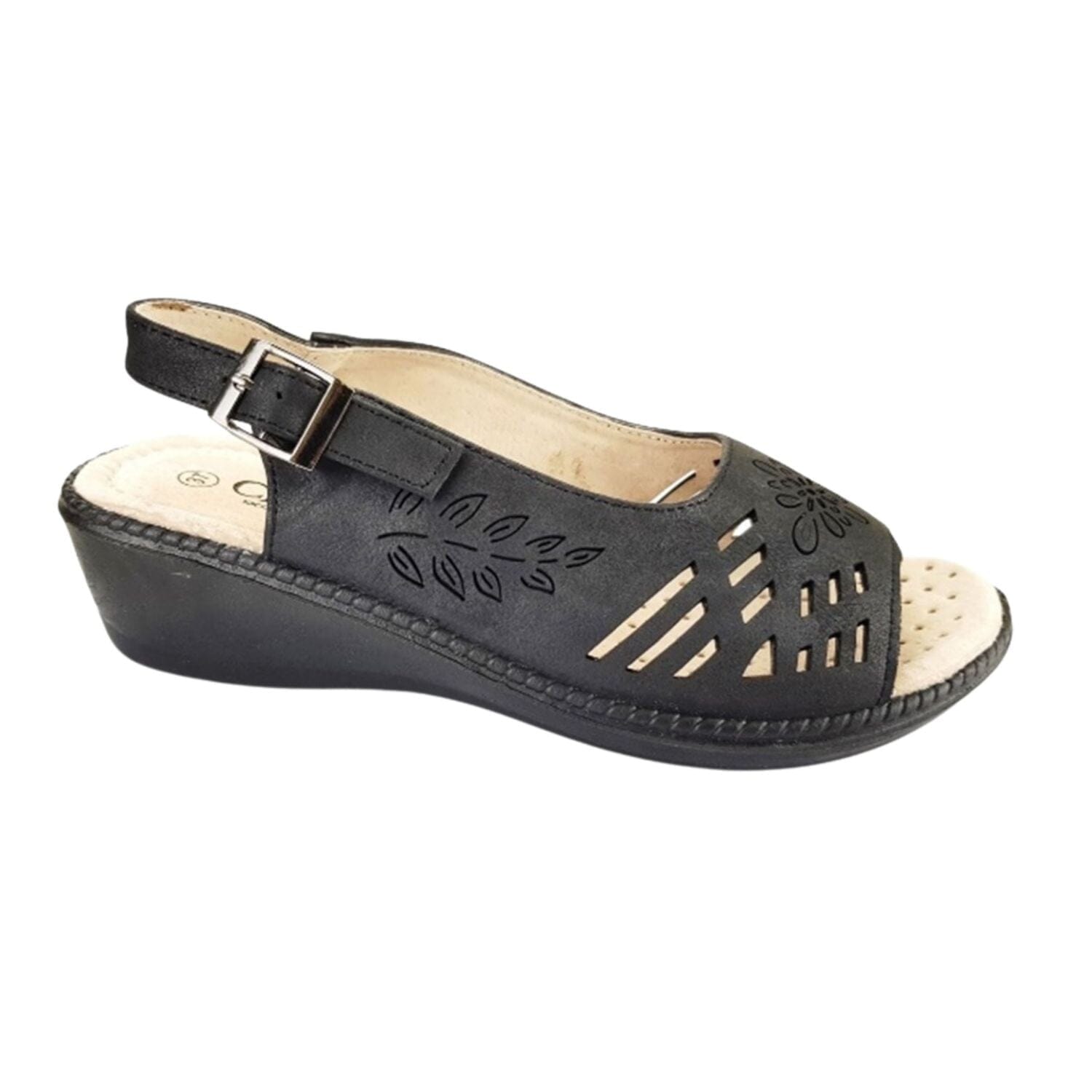 Sandalia Chalada Mujer Lupe-3 Negro Comfort Sandalias Chalada 
